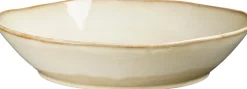 Mica Decorations serveerschaal Racco beige D 28 H 6 cm