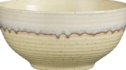Mica Decorations serveerschaal Ethan wit D 22,5 H 10,5 cm