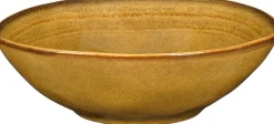Mica Decorations serveerschaal Tabo geel D 20 H 6,5 cm