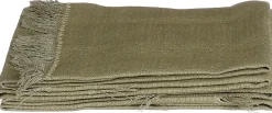 Mica Decorations servet Villia groen 40 x 40 cm