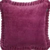 Mica Decorations sierkussen paars 45 x 45 cm