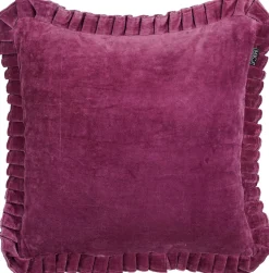 Mica Decorations sierkussen paars 45 x 45 cm