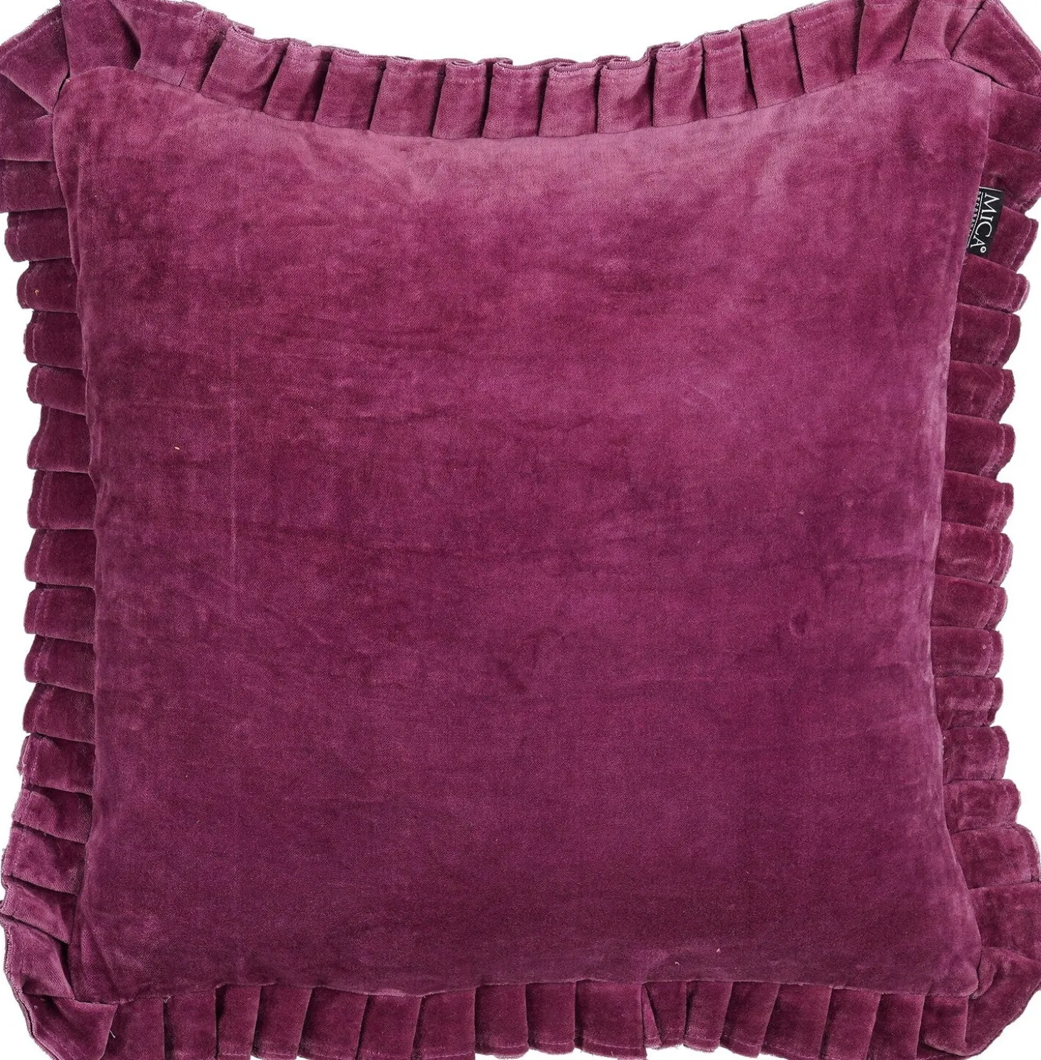 Mica Decorations sierkussen paars 45 x 45 cm