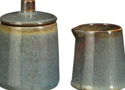 Mica Decorations suiker en melkstel Racco groen D 7,5 H 11 cm