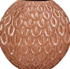 Mica Decorations vaas Quinn bruin 43 x 20 x 41 cm