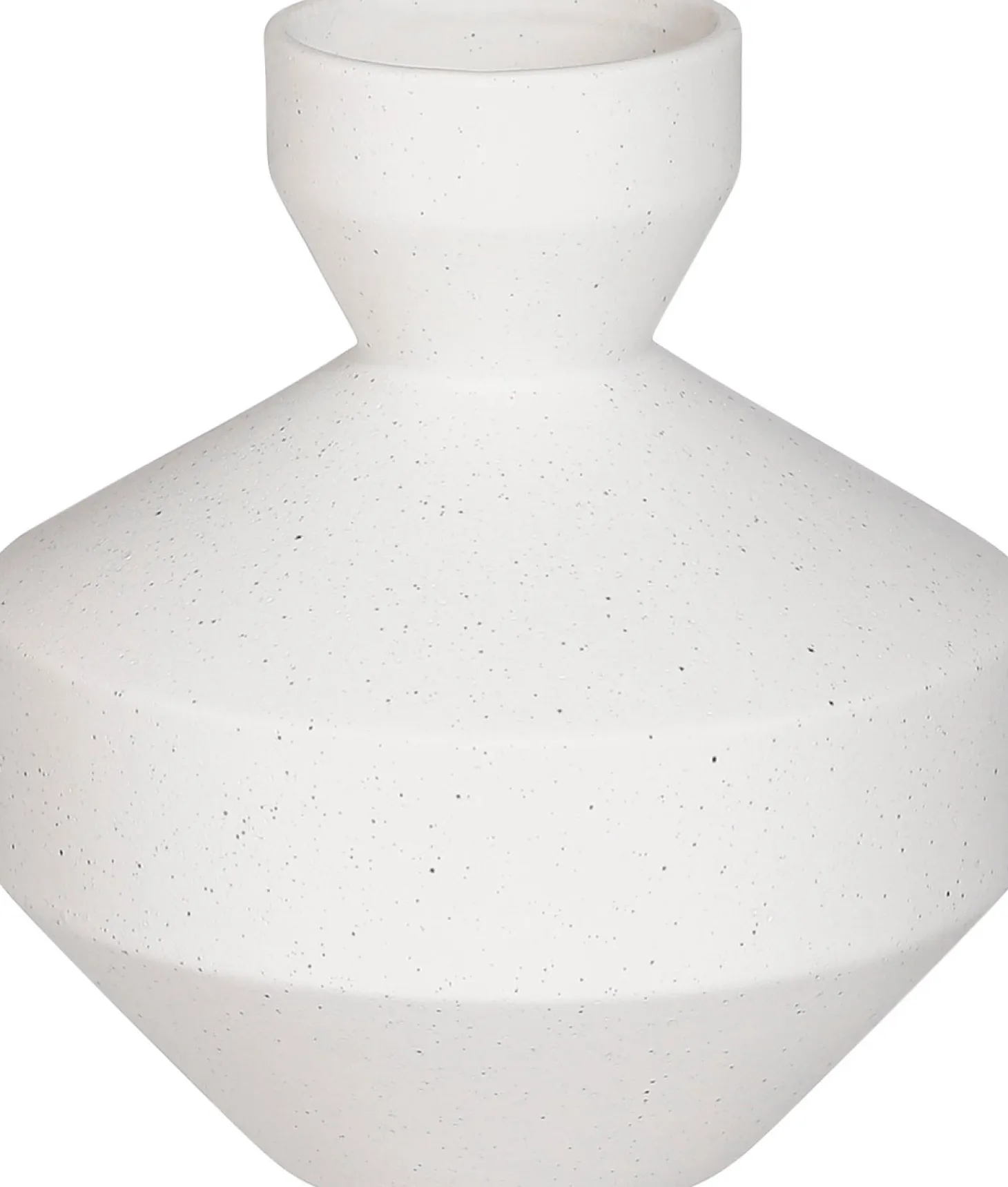 Mica Decorations vaas wit D 18 H 19 cm