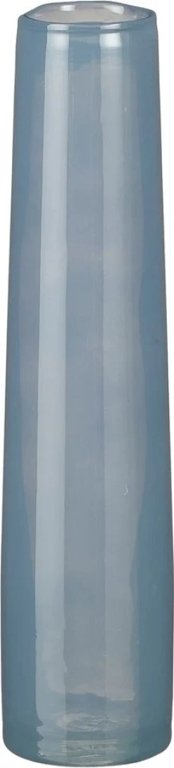 Mica Decorations vaas Xandra blauw D 7 H 30,5 cm