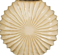 Mica Decorations vaas Zena beige 35 x 17 x 30,5 cm