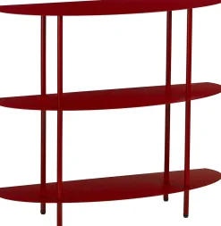 Mica Decorations wandkast rood 90 x 28 x 81 cm