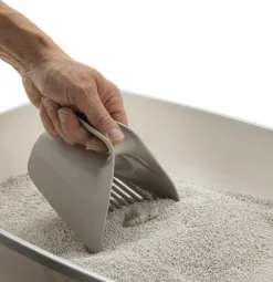 Moderna kattenbakschep Scoop & Sift grijs