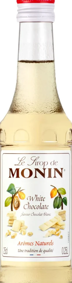 Monin koffiesiroop Witte Chocolade 0,25 L