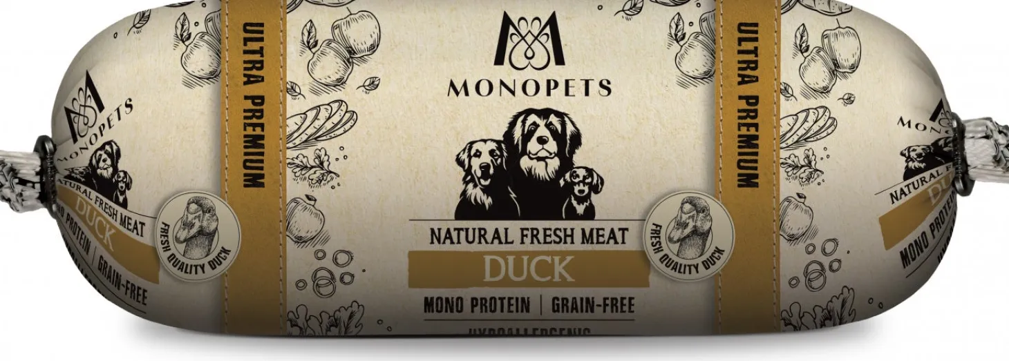 MonoPets hondenworst adult eend 600 g