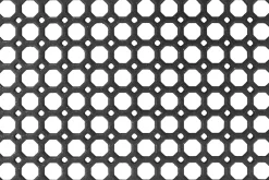 Multy Home buitenmat Honey Comb zwart 80 x 60 cm