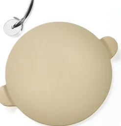 Napoleon pizzasteen met pizzasnijder Pro 42 x 7 x 39,5 cm