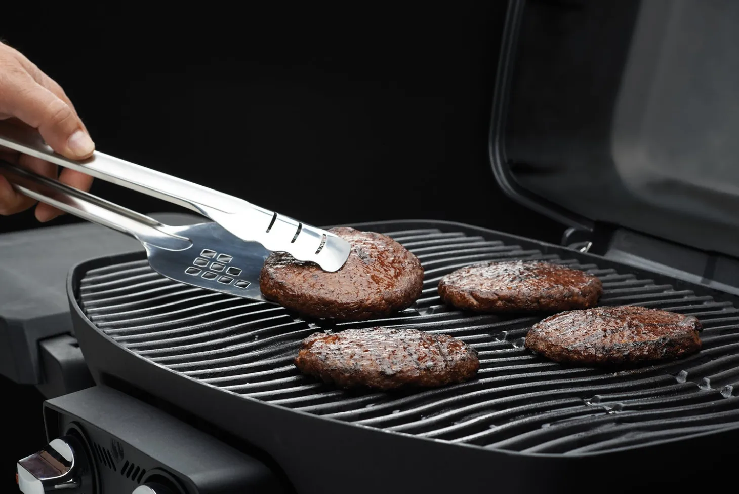 Napoleon spateltang 2-in-1 RVS