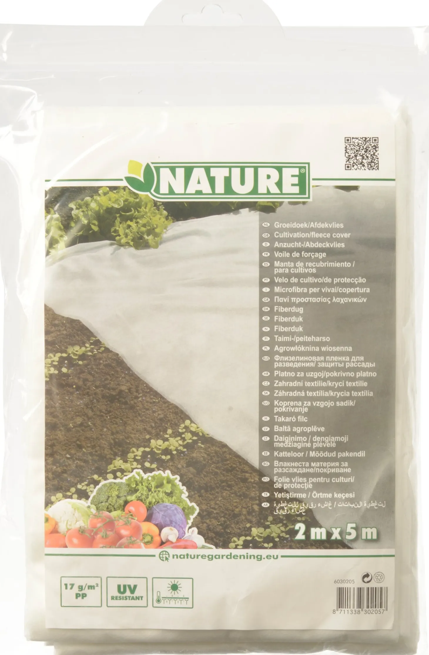 Nature afdekvlies 2 x 5 m