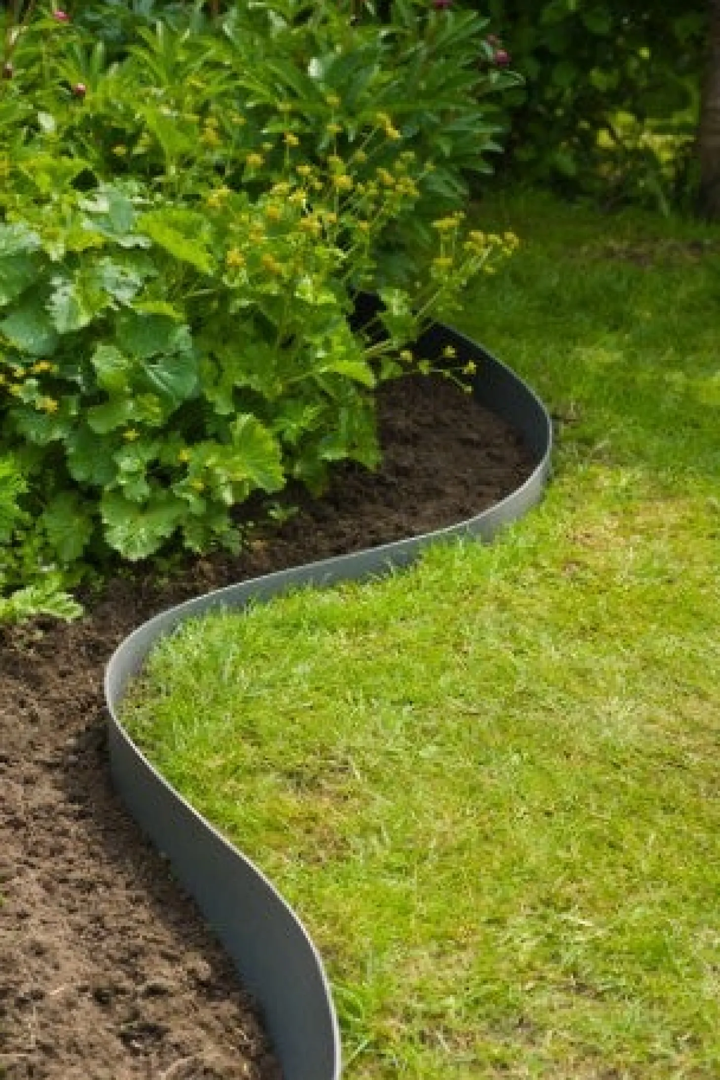 Nature borderrand grijs 10 m