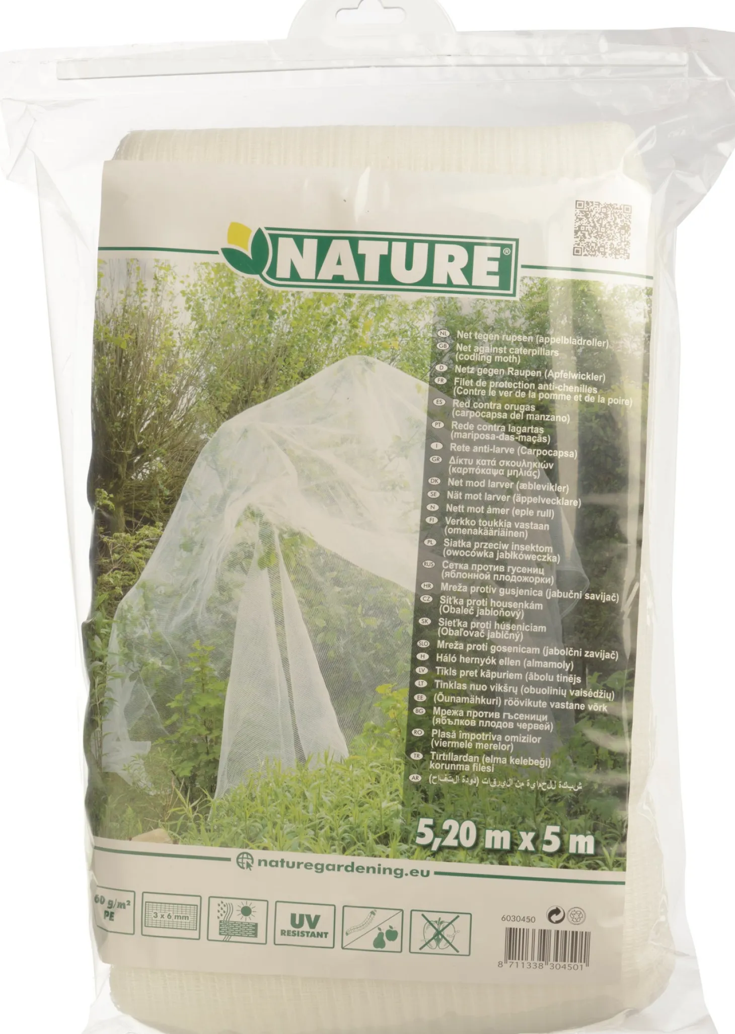 Nature insectengaas tegen fruitmot 5,20x5m
