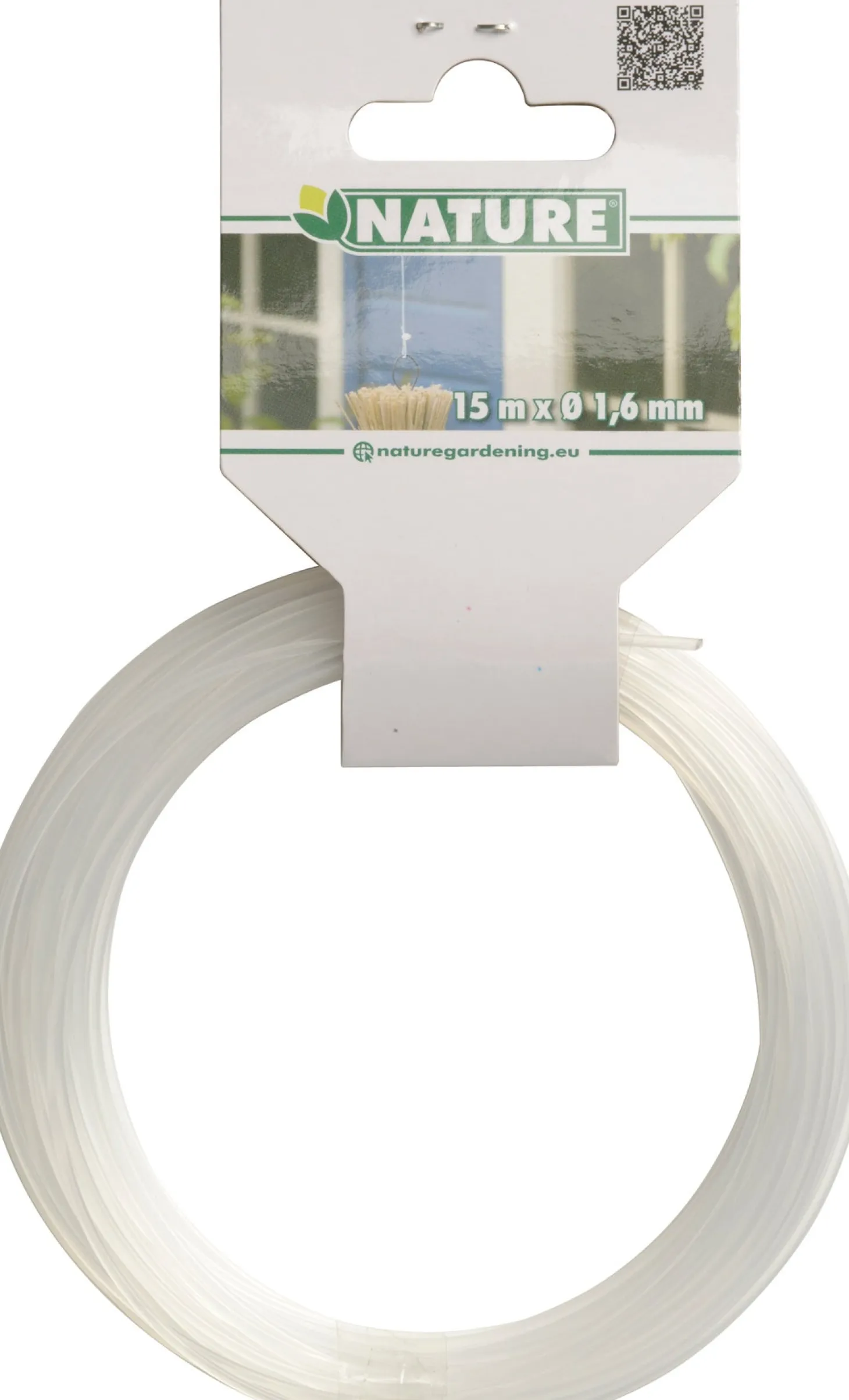 Nature nylondraad D1,6mm x 15m