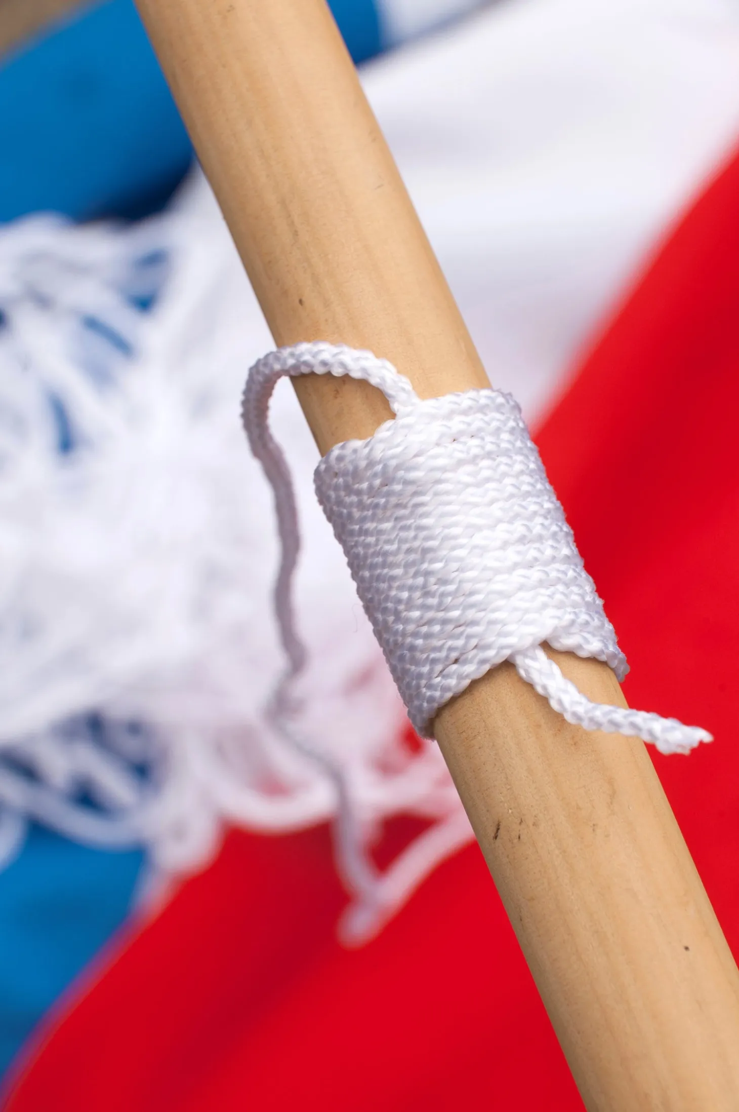 Nature nylonkoord D6mm x 20m wit