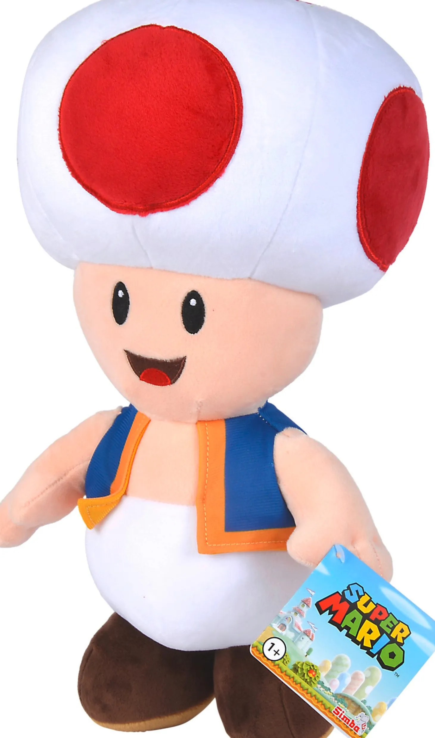 Nintendo knuffel Super Mario Toad 20 x 20 x 40 cm