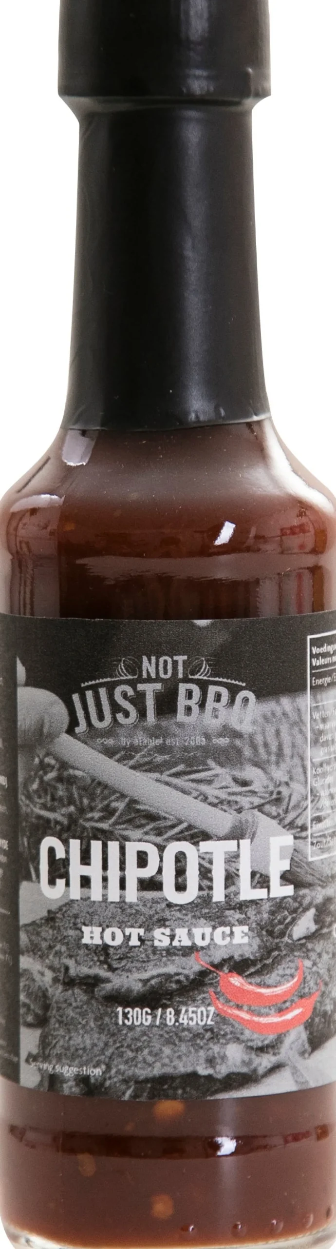 Not Just BBQ barbecuesaus chipotle hot 130 ml