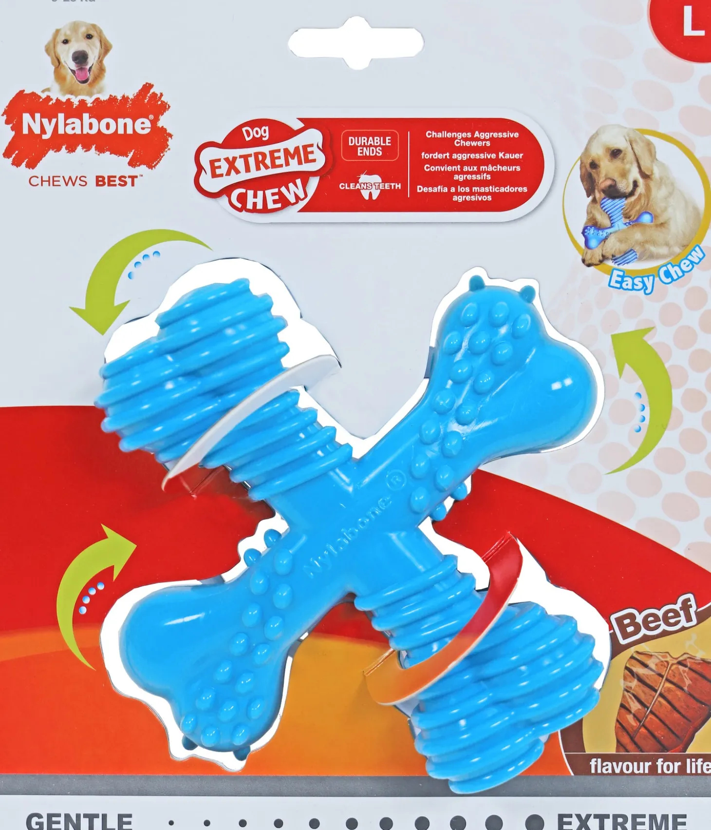 Nylabone hondenspeelgoed Extreme Chew rund L