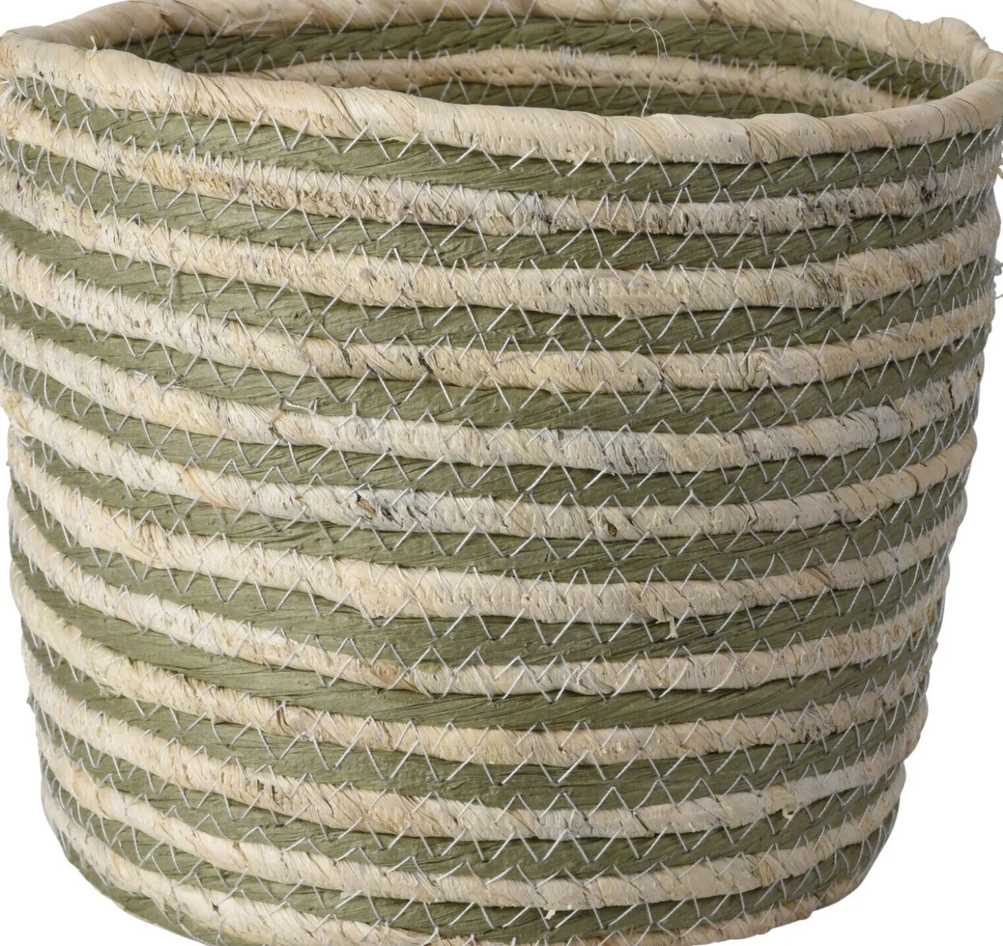 Opbergmand Strola groen D 23 H 21 cm