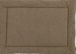 Overseas Petlife benchkussen Teddy taupe 60 x 45 x 2 cm