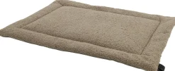 Overseas Petlife benchkussen Teddy taupe 60 x 45 x 2 cm