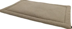 Overseas Petlife benchkussen Teddy taupe 90 x 60 x 2 cm