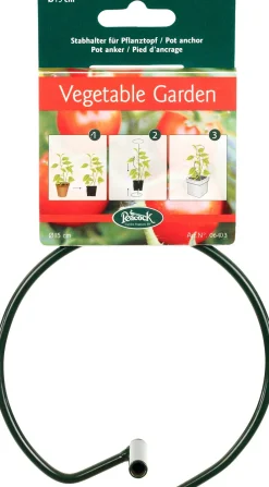 Peacock pot-anker groen D 15 H 5 cm