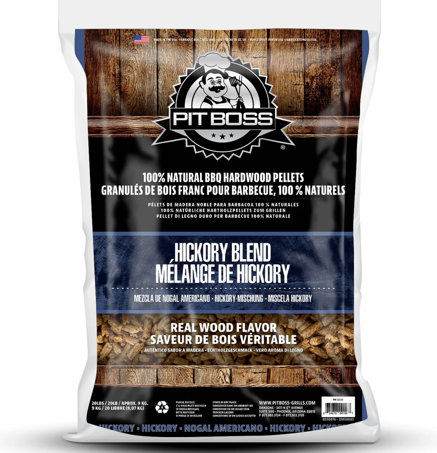 Pit Boss rookpellets Blend hickory 9 kg