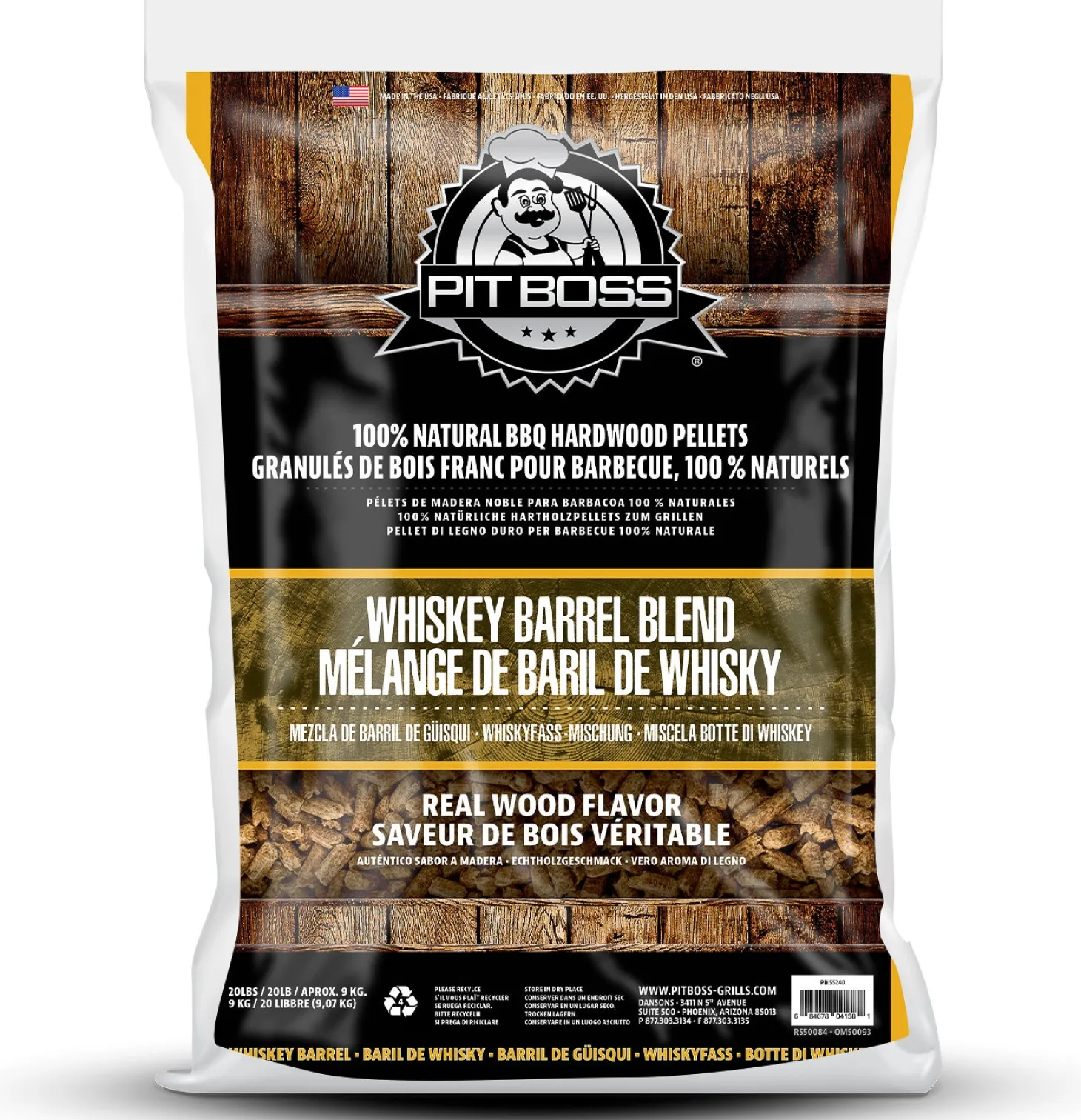 Pit Boss rookpellets Blend whiskey 9 kg
