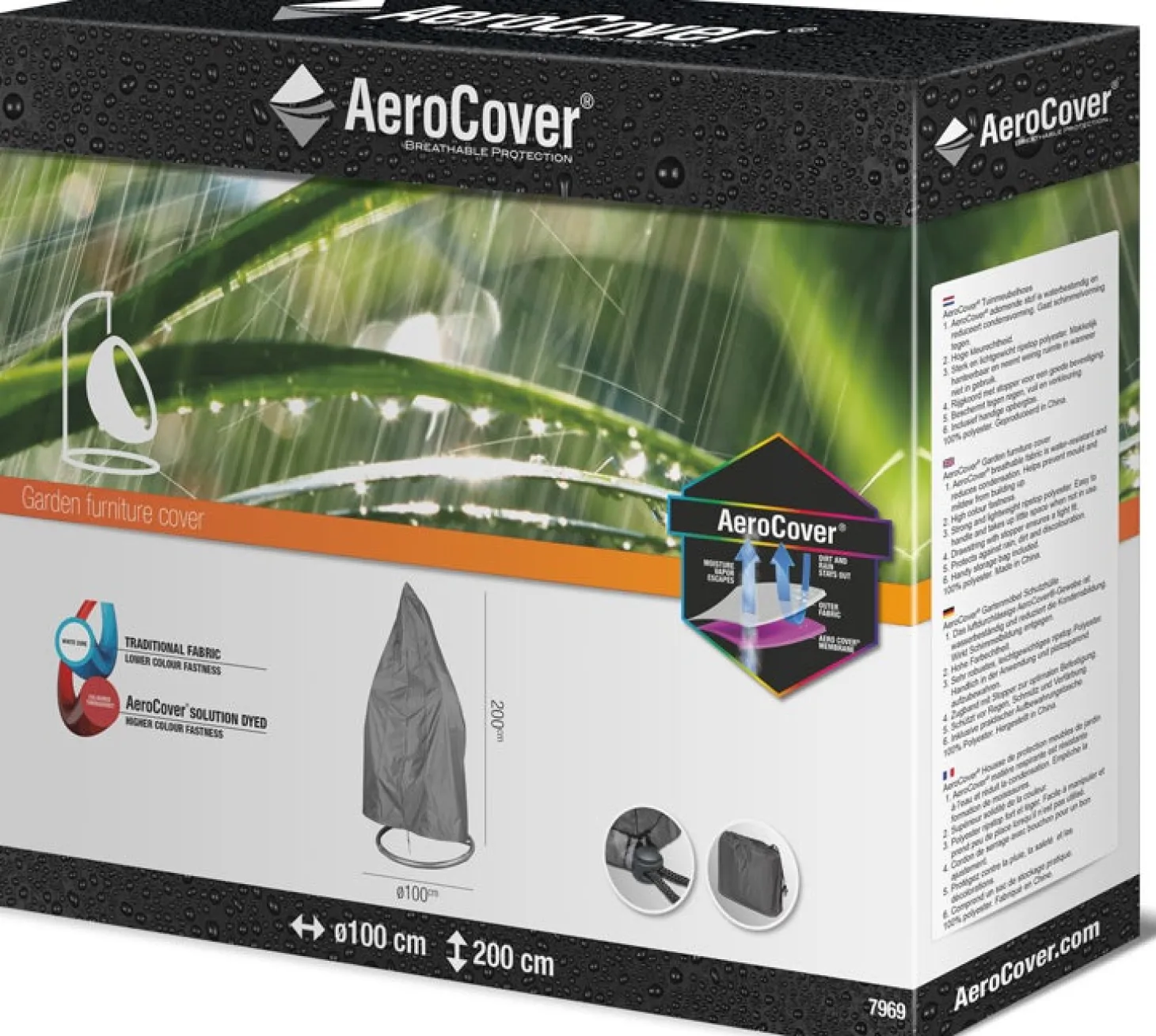 Platinum AeroCover hangstoelhoes D 100 H 200 cm