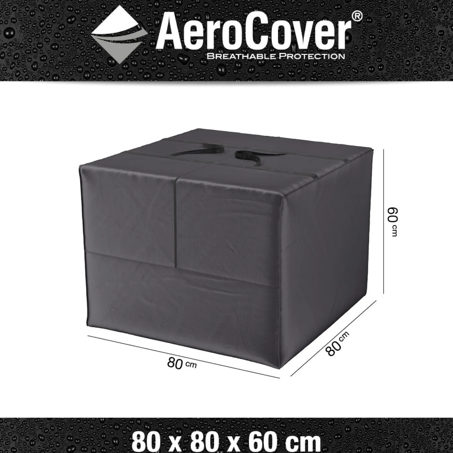 Platinum Aerocover kussentas 80 x 80 x 60 cm