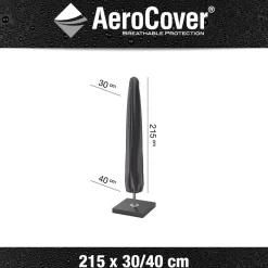 Platinum AeroCover parasolhoes 215 x 30 x 40 cm