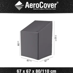 Platinum Aerocover stapelstoelhoes 67 x 67 x 80/110 cm