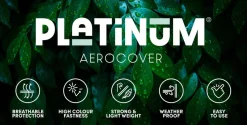 Platinum AeroCover tuintafelhoes antraciet 280 x 110 x 70 cm
