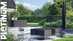 Platinum AeroCover tuintafelhoes antraciet 260 x 110 x 70 cm