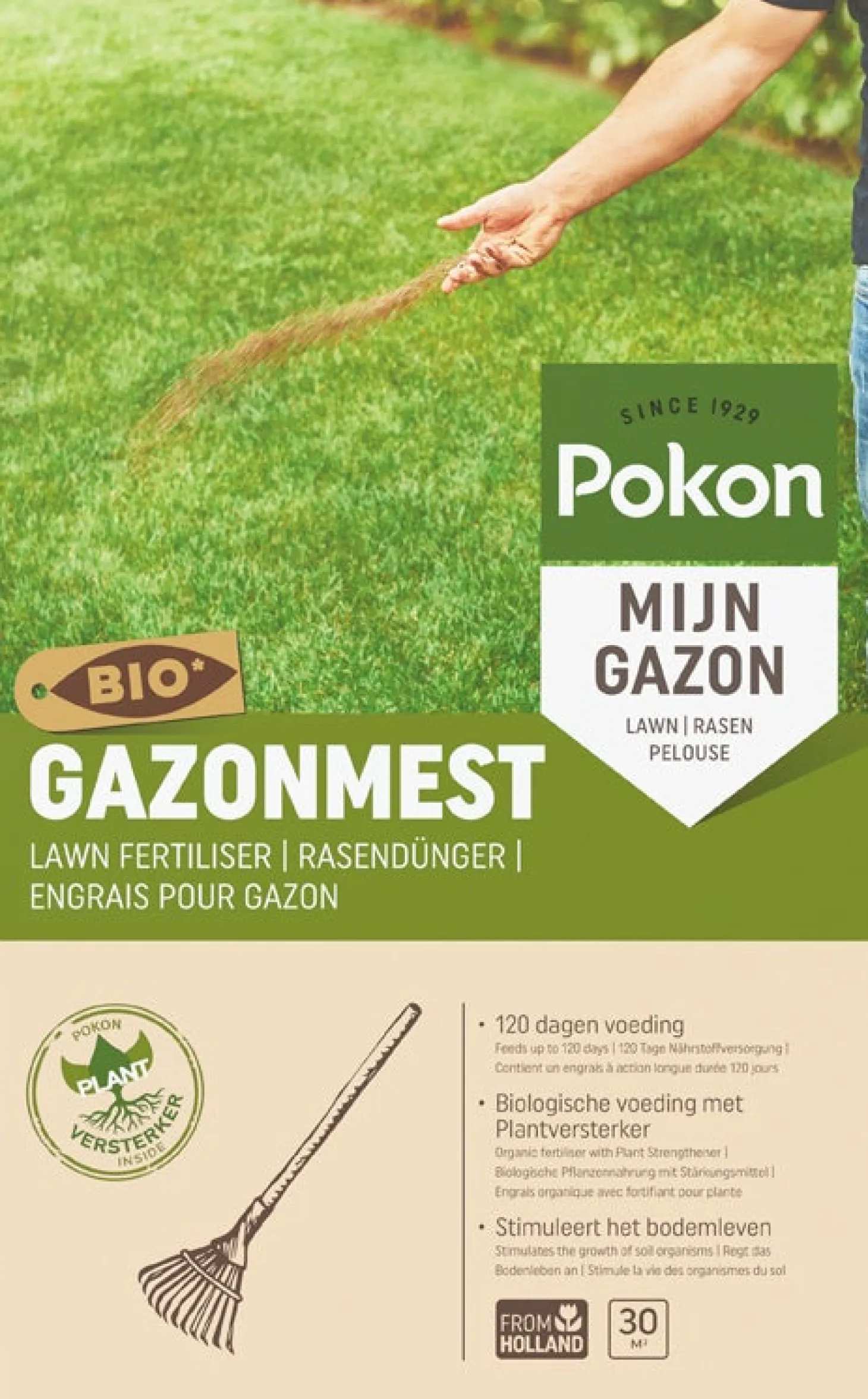 Pokon bio gazonmest 30 m²