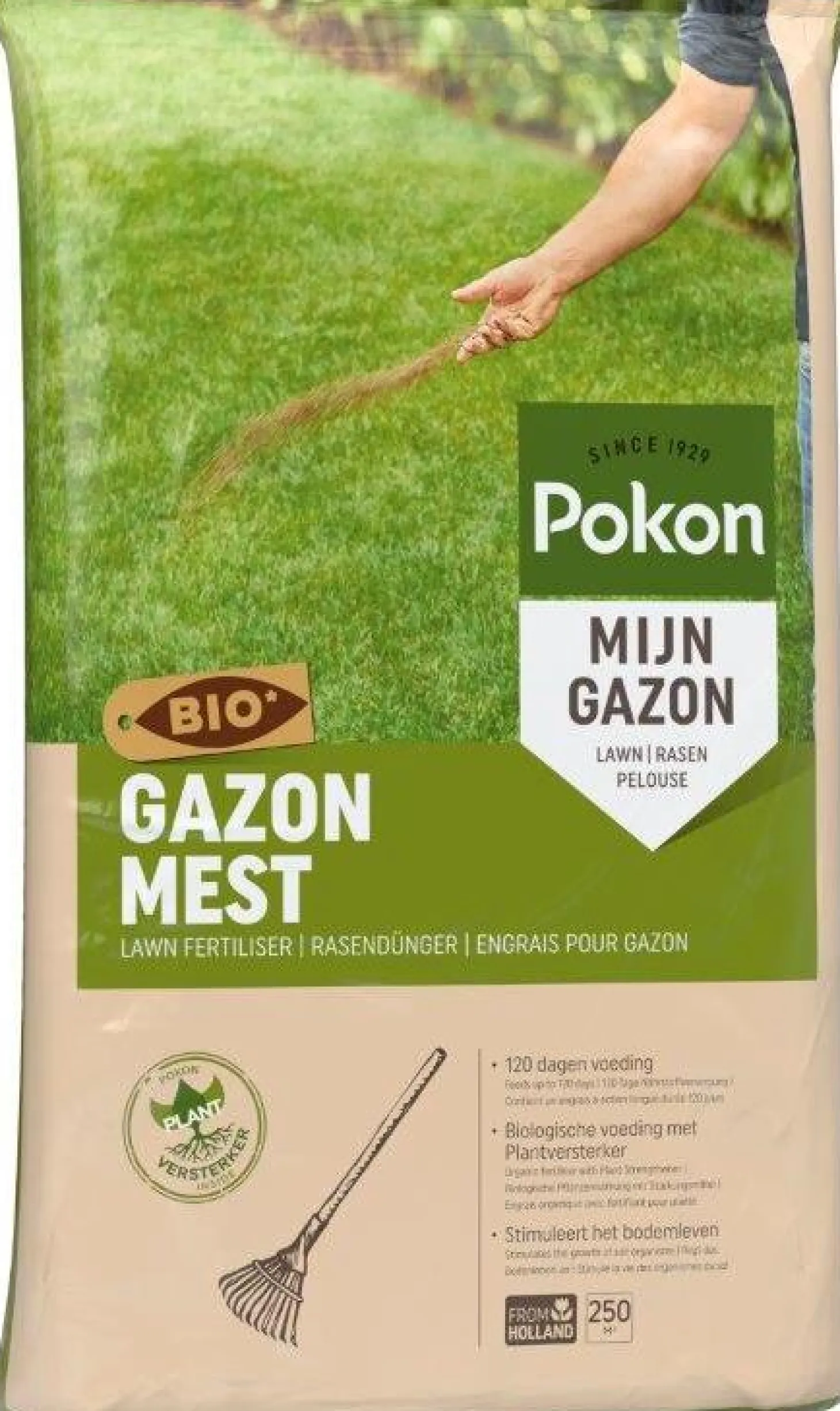 Pokon gazonmest Bio 250 m²