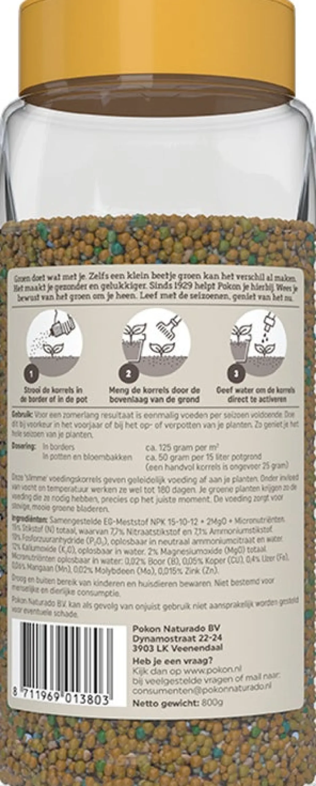 Pokon strooibus groene plantenvoeding 800 g