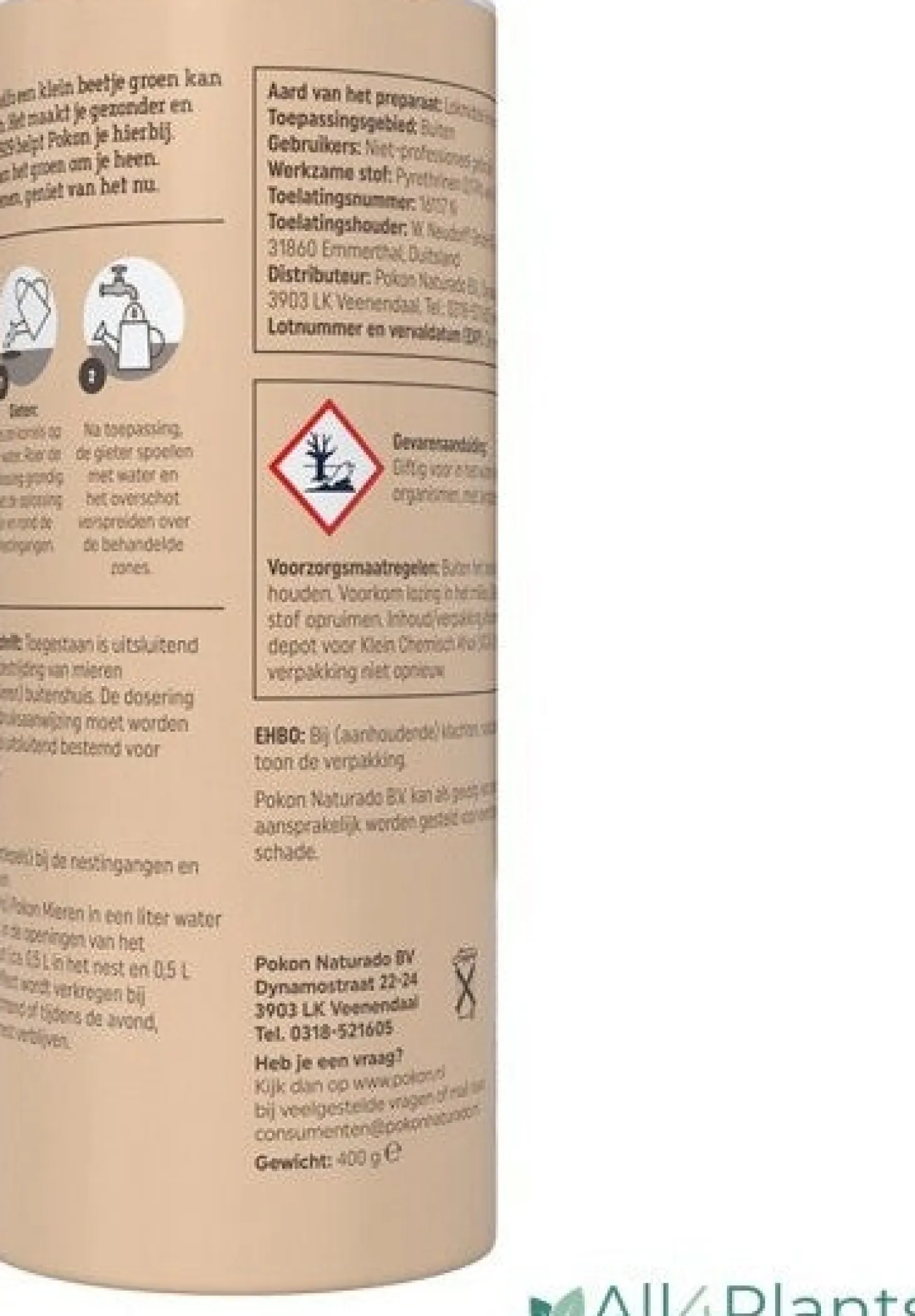 Pokon tegen mieren korrels 400 g