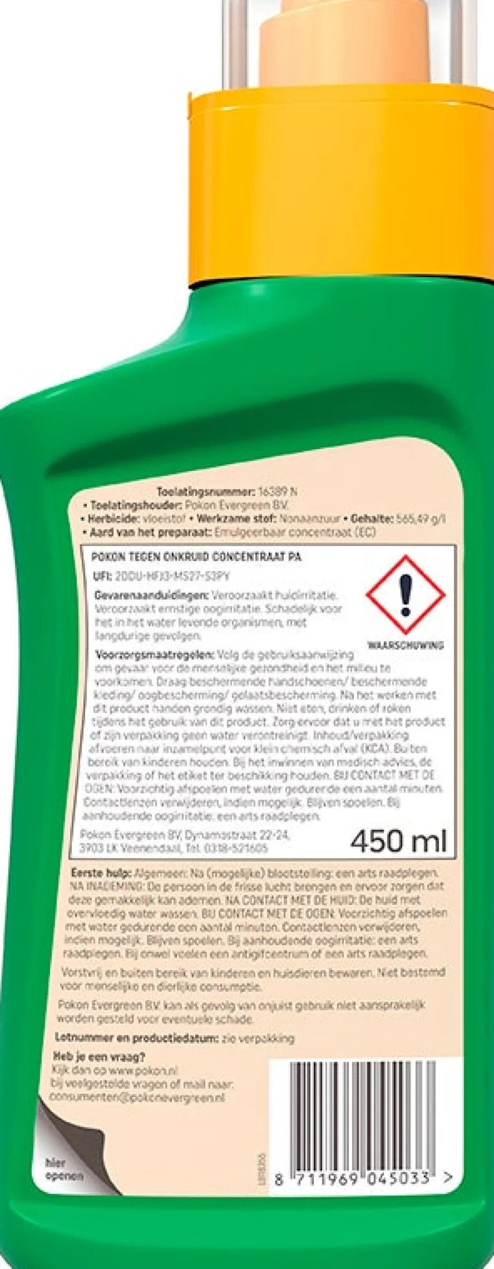 Pokon tegen onkruid concentraat 450 ML