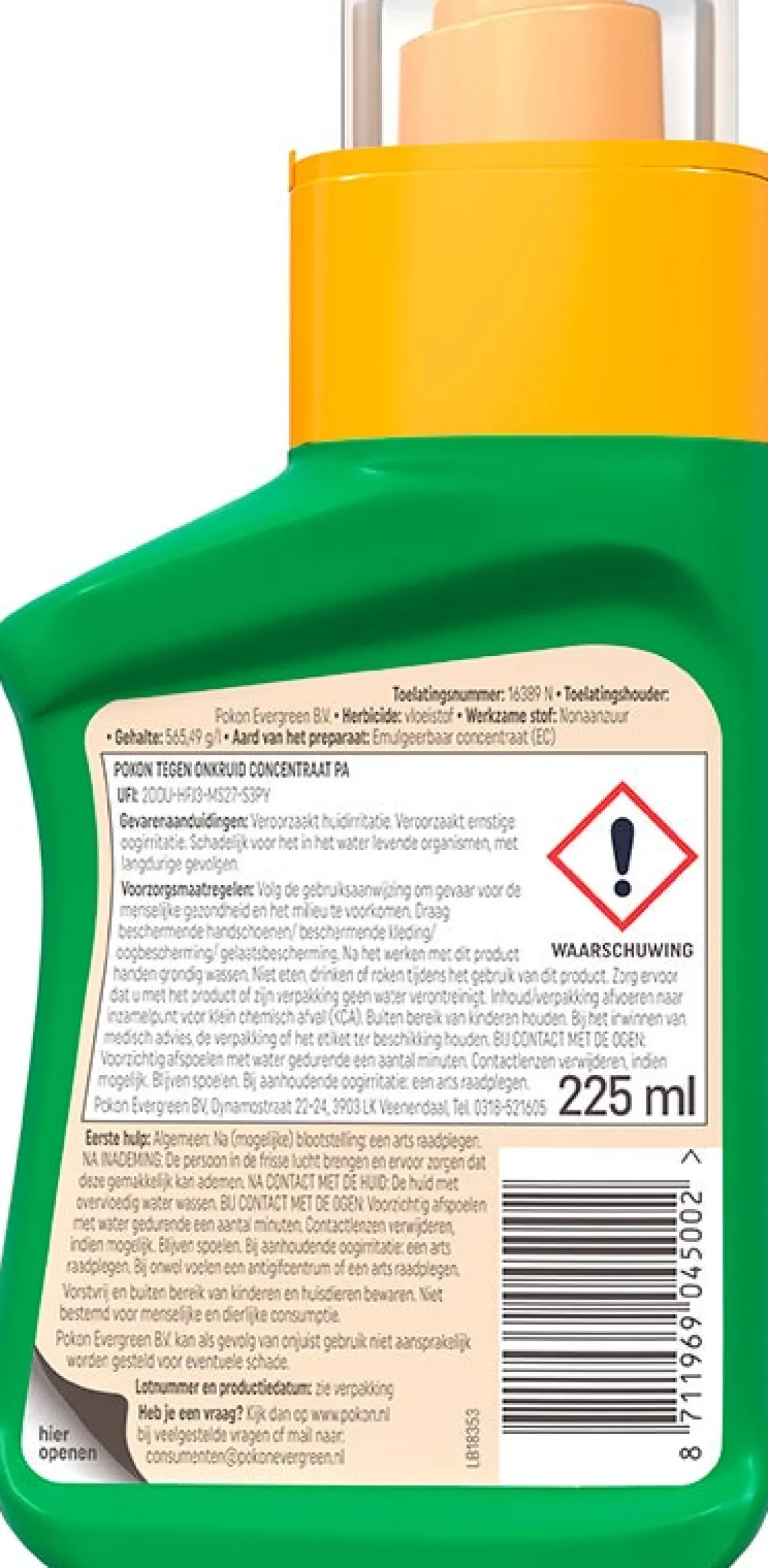 Pokon tegen onkruid concentraat 225 ML