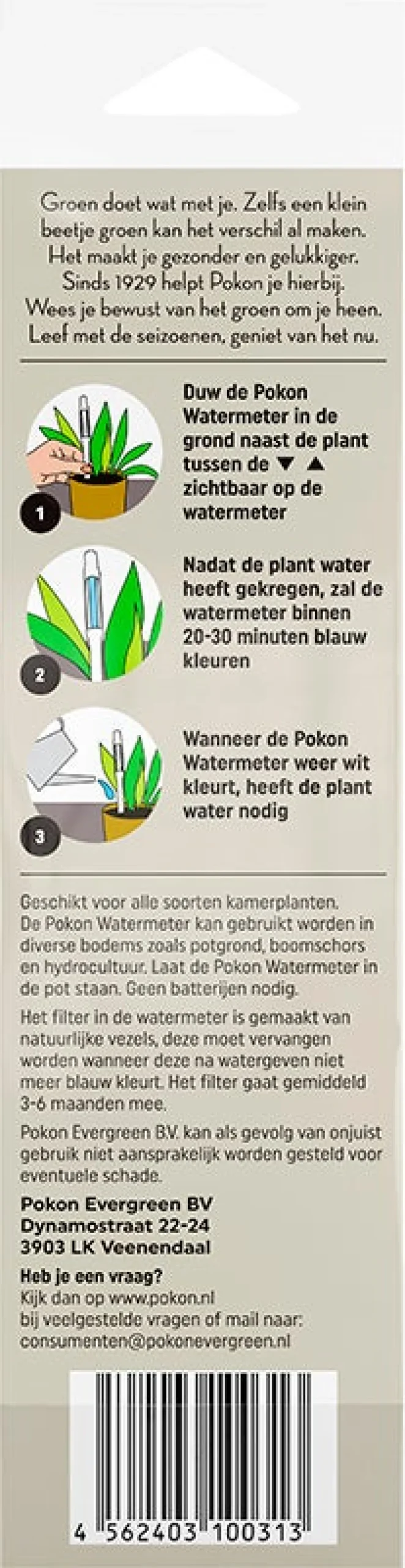 Pokon Watermeter 23 x 6,4 x 1 cm