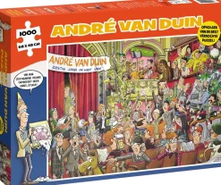 Puzzel Andre van Duin 60 jaar in het vak 68 x 49 cm 1000 stukjes