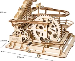 Robotime 3D puzzel Rokr knikkerbaan 25,5 x 23,5 x 18,5 cm