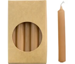 Rustik Lys dinerkaars Potlood terracotta 1,5 uur 20 stuks
